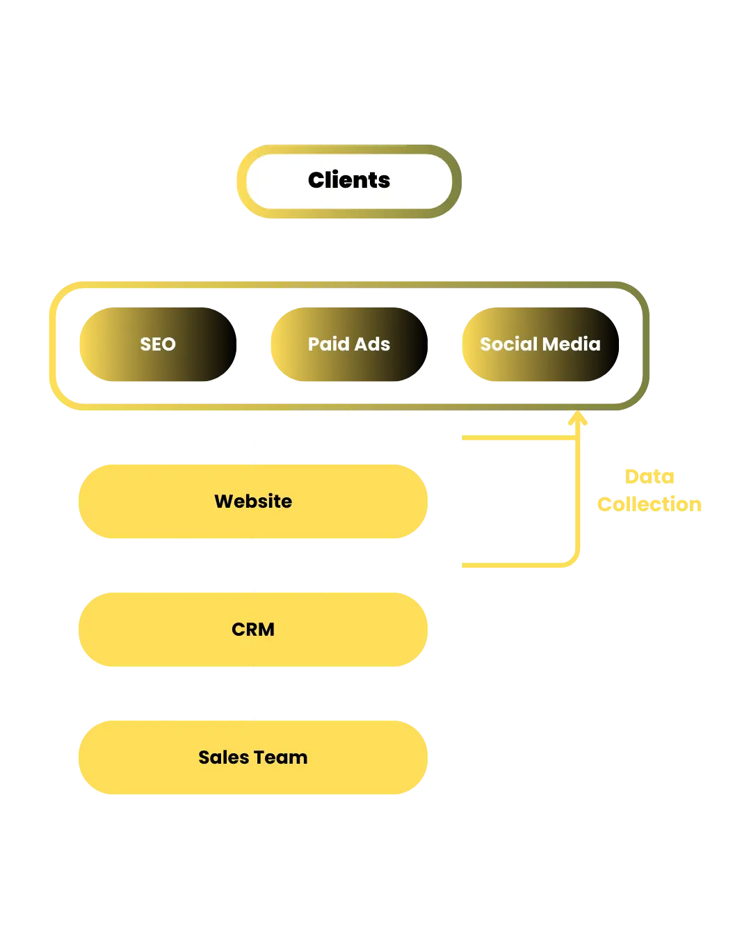 Leadzap Marketing Process Flow Diagram